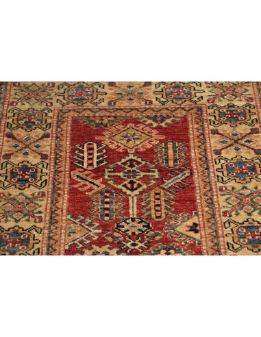 Rug Kazak Fine Pakistan 76x232 Terracotta Red G