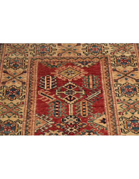 Tappeto Kazak Fine Pakistan 76x232 Rosso Terrac