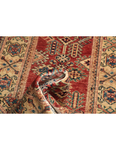 Tappeto Kazak Fine Pakistan 76x232 Rosso Terrac