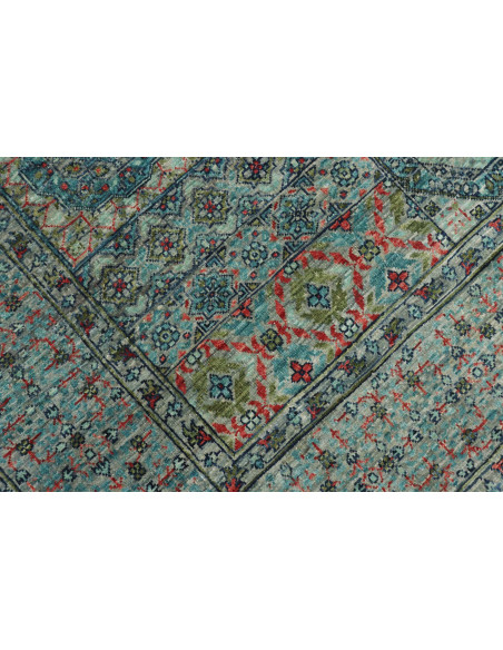 Rug Mamlouk Pakistan 148x199 Aqua Teal Celadon