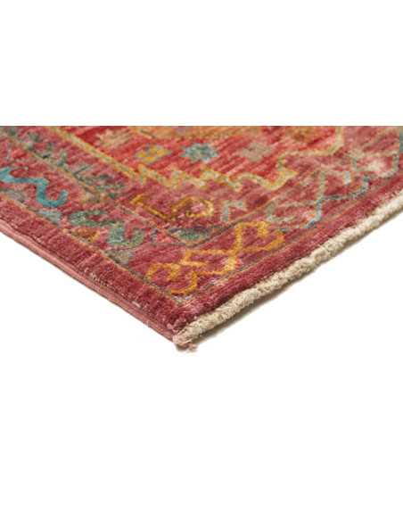 Tappeto Tribal Pakistan 75x278 Rosso Bruciato A