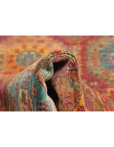 Tappeto Tribal Pakistan 75x278 Rosso Bruciato A