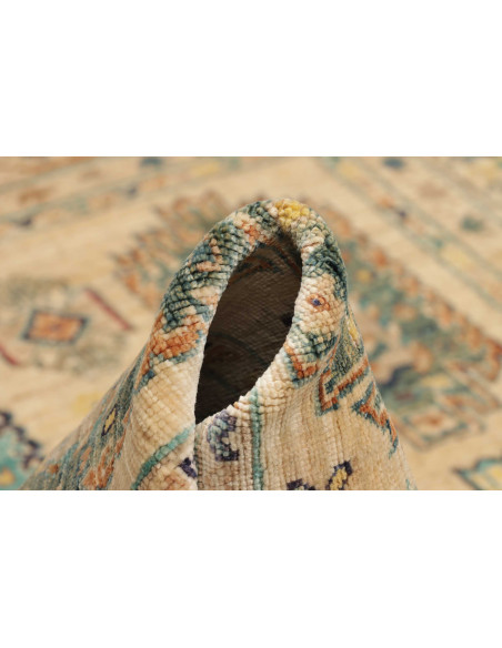 Tappeto Tribal Pakistan 151x200 Beige Crema Blu