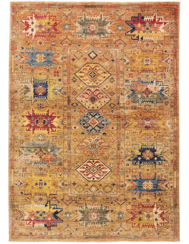 Rug Tribal Pakistan 150x210 Gold Terracotta Red