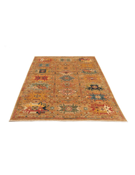 Rug Tribal Pakistan 150x210 Gold Terracotta Red