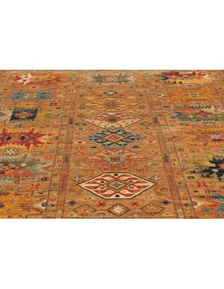 Tappeto Tribal Pakistan 150x210 Oro Terracotta