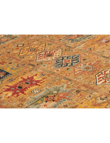Tappeto Tribal Pakistan 150x210 Oro Terracotta