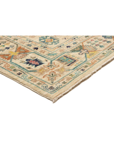 Tappeto Tribal Pakistan 168x234 Crema Avorio Bl
