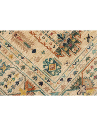 Rug Tribal Pakistan 168x234 Cream Ivory Teal Bl