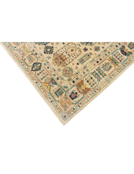 Rug Tribal Pakistan 168x234 Cream Ivory Teal Bl