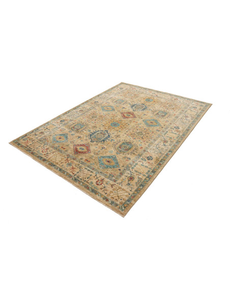 Rug Tribal Pakistan 167x232 Beige Blue Red Yell
