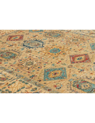 Rug Tribal Pakistan 167x232 Beige Blue Red Yell