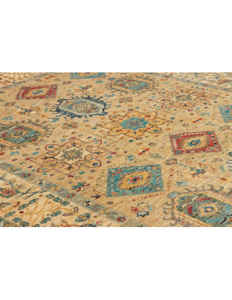 Rug Tribal Pakistan 167x232 Beige Blue Red Yell