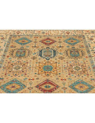 Rug Tribal Pakistan 167x232 Beige Blue Red Yell
