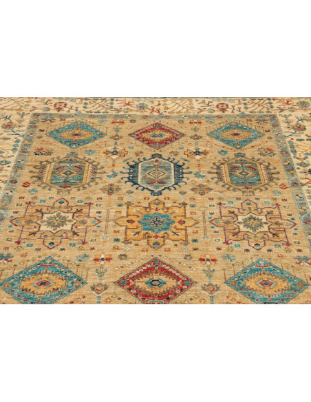 Rug Tribal Pakistan 167x232 Beige Blue Red Yell