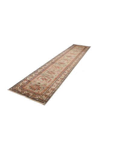 Rug Kazak Fine Pakistan 86x413 Light Beige Grey