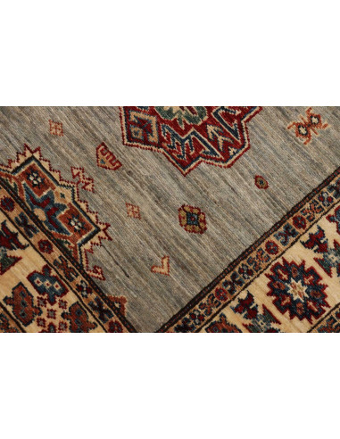 Rug Kazak Fine Pakistan 86x413 Light Beige Grey