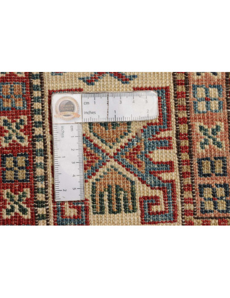 Rug Kazak Fine Pakistan 200x296 Bordeaux Red Cr