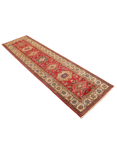 Rug Kazak Fine Pakistan 80x290 Terracotta Red C
