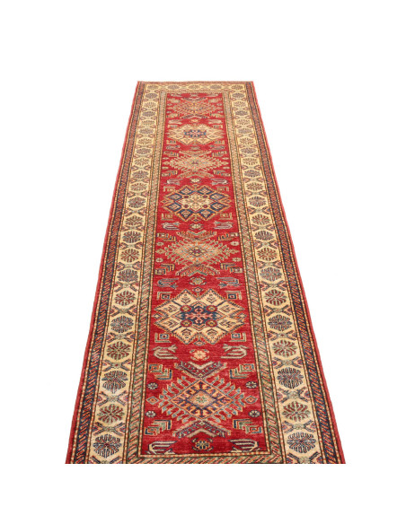 Rug Kazak Fine Pakistan 80x290 Terracotta Red C