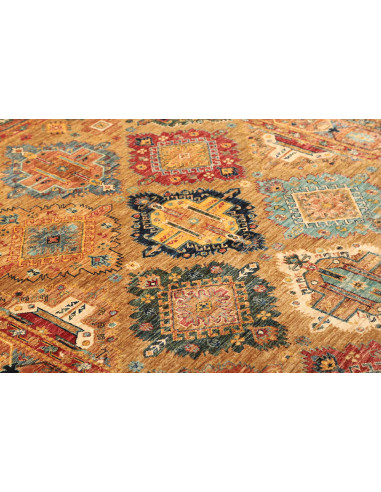 Rug Tribal Pakistan 164x239 Gold Navy Blue Bric