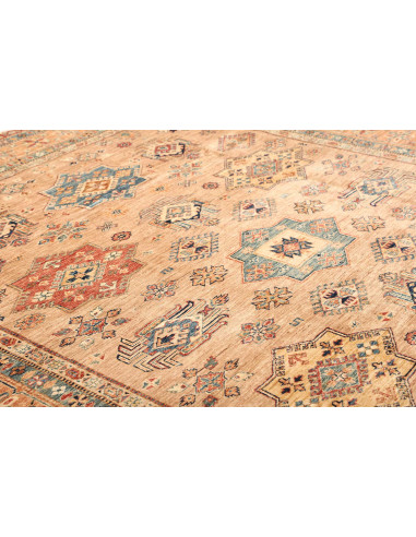 Tappeto Kazak Fine Pakistan 246x299 Beige Aranc