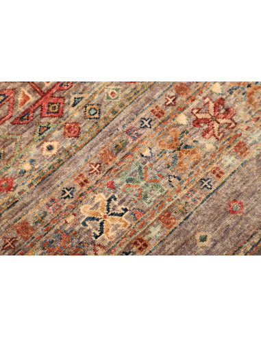 Tappeto Rubin Pakistan 79x299 Beige Marrone Gri