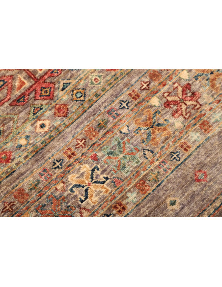 Rug Rubin Pakistan 79x299 Beige Brown Grey Taup