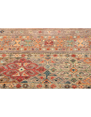 Rug Rubin Pakistan 79x299 Beige Brown Grey Taup