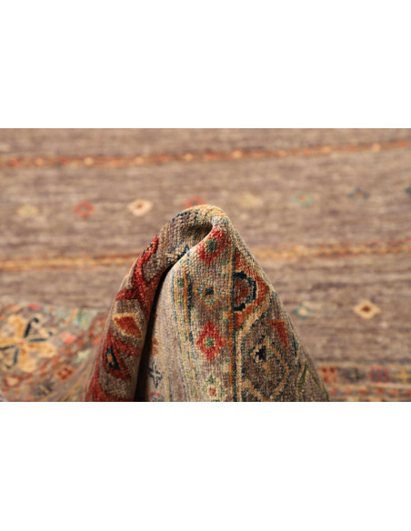 Rug Rubin Pakistan 79x299 Beige Brown Grey Taup