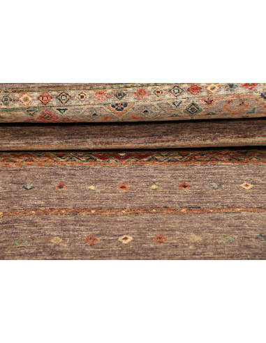 Rug Rubin Pakistan 79x299 Beige Brown Grey Taup