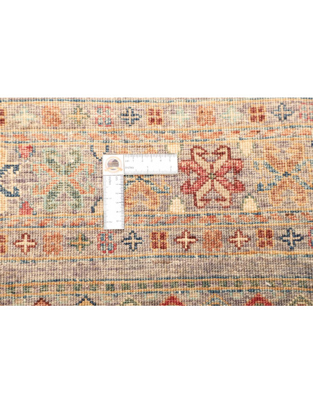 Rug Rubin Pakistan 79x299 Beige Brown Grey Taup