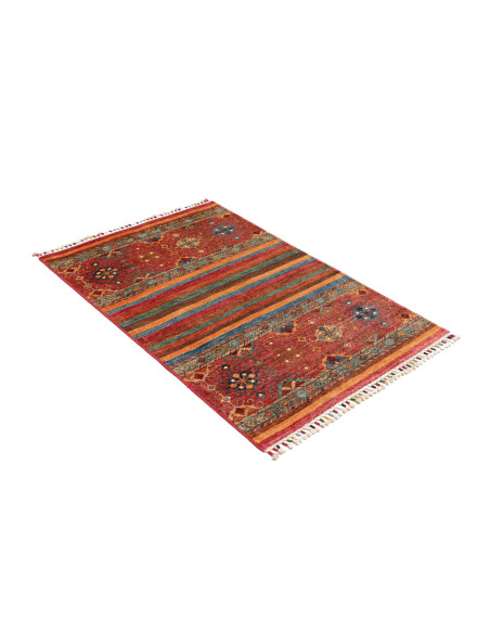 Tappeto Samarkand Pakistan 85x126 Rosso Terraco