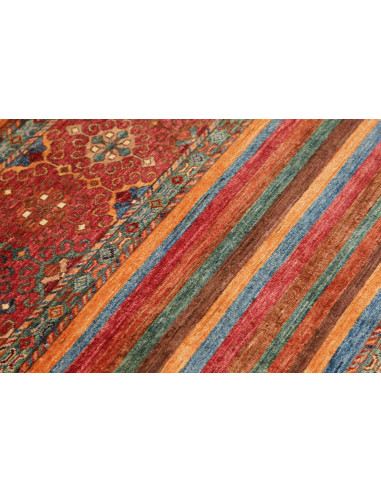 Tappeto Samarkand Pakistan 85x126 Rosso Terraco