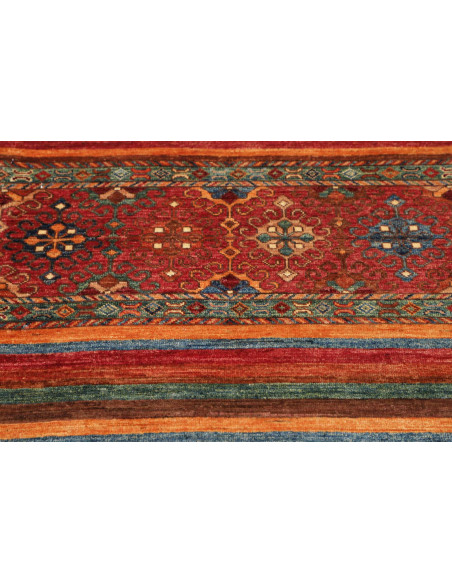 Tappeto Samarkand Pakistan 85x126 Rosso Terraco