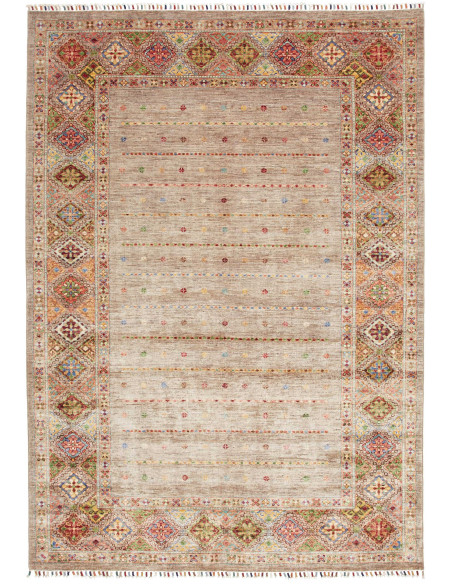 Rug Rubin Pakistan 167x239 Beige Taupe Brick Re