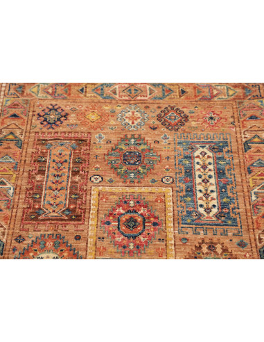 Tappeto Tribal Pakistan 77x126 Terra Cotta Aran