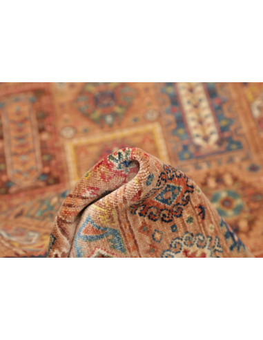 Tappeto Tribal Pakistan 77x126 Terra Cotta Aran