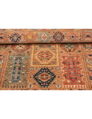 Tappeto Tribal Pakistan 77x126 Terra Cotta Aran