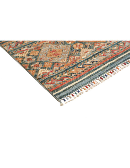 Rug Rubin Pakistan 98x153 Teal Orange Terracott