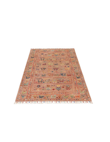 Tappeto Rubin Pakistan 100x149 Terracotta Paste
