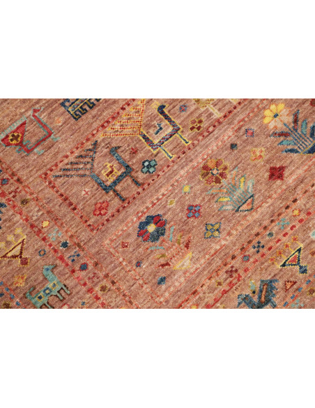 Tappeto Rubin Pakistan 100x149 Terracotta Paste