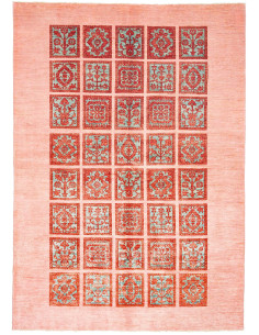 Rug Bakhtiyar Pakistan 168x237 Coral Peach Terr