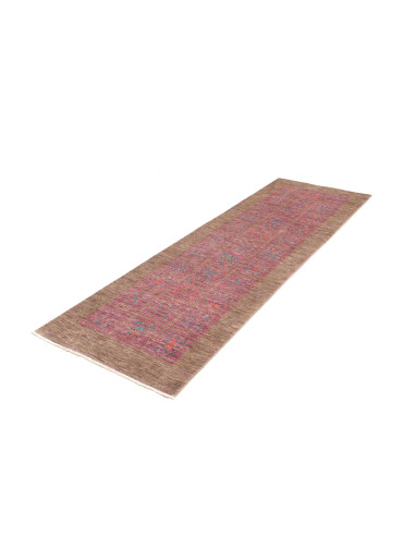 Rug Bakhtiyar Pakistan 89x240 Earthy Brown Beig