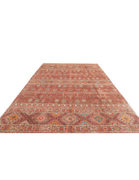 Rug Rubin Pakistan 270x381 Terracotta Red Turqu