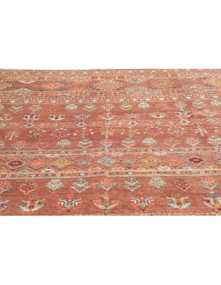 Rug Rubin Pakistan 270x381 Terracotta Red Turqu