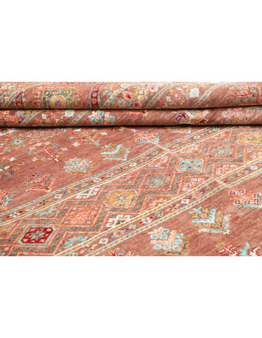 Rug Rubin Pakistan 270x381 Terracotta Red Turqu