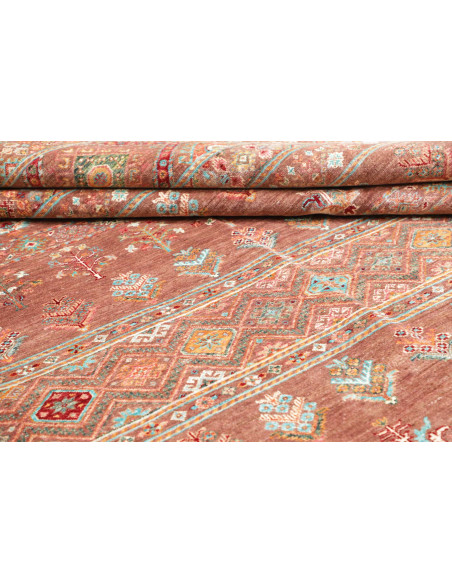 Rug Rubin Pakistan 270x381 Terracotta Red Turqu