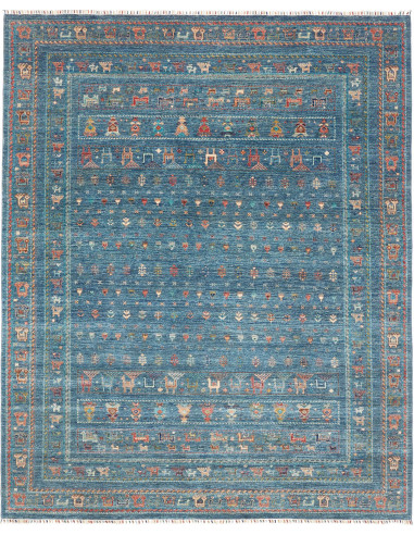 Tappeto Rubin Pakistan 248x305 Petrolio Terraco