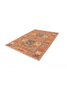 Tappeto Kazak Fine Pakistan 174x236 Marrone Oro 2